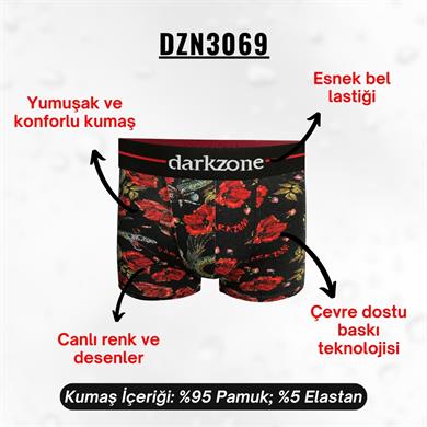 Yılan Desenli Erkek Boxer (Dijital Baskılı) - DZN3069