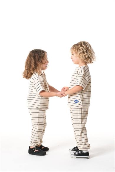 ISLABELLA Çizgili Gofre Takım