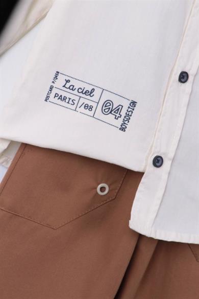 Laciel Paris Dokuma Gömlek Takım K. Sarı