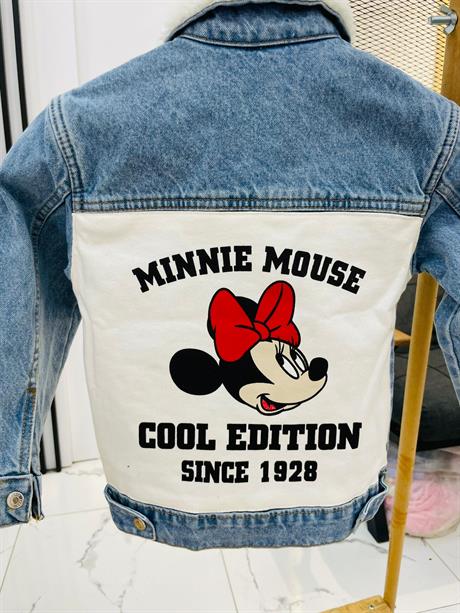  Minie Mouse Kürklü Ceket