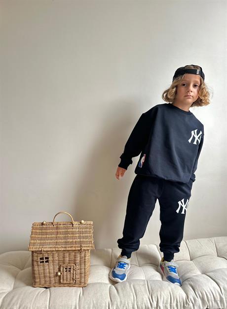 2 İplik Unisex Lacivert Newyork Takım