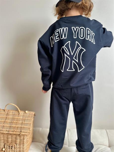2 İplik Unisex Lacivert Newyork Takım