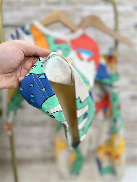 Dinozor Baskılı Pijama Takımı