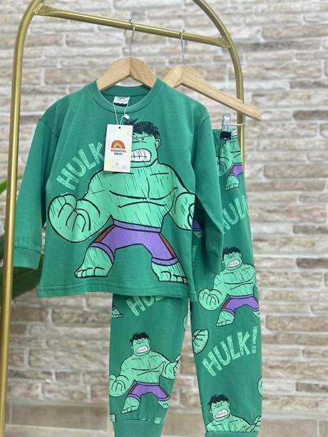 Hulk Baskılı Erkek Pijama Takımı