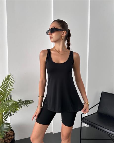 Kalın Askılı Oys Oversize Atlet