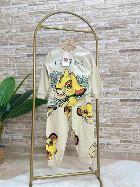 Lion King Baskılı Pijama Takımı