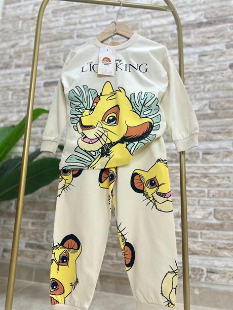 Lion King Baskılı Pijama Takımı