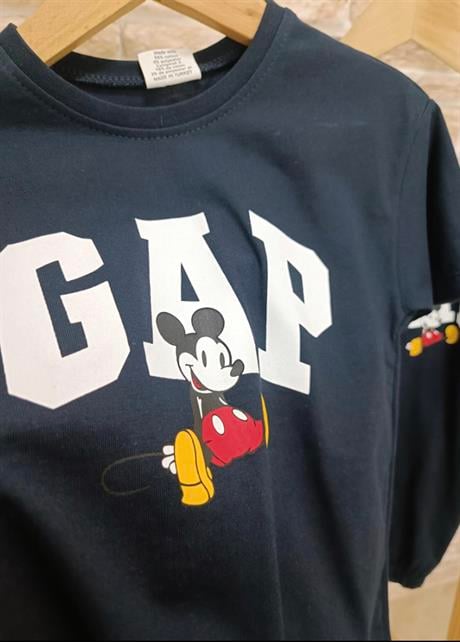 Mickey Gap Tshirtlu Lacivert Takım