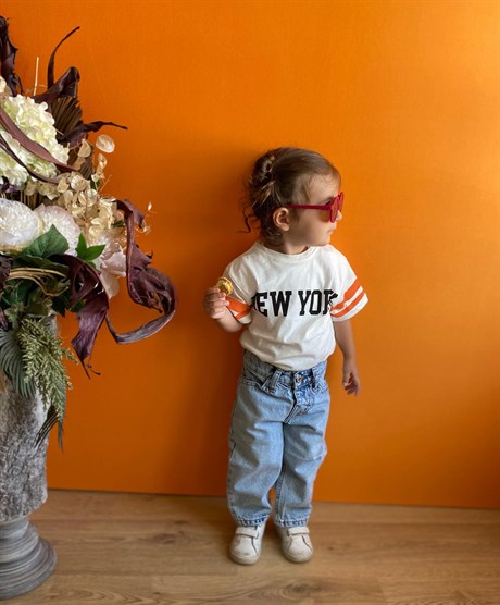 Orjinal Marka New York Yazılı Tshirt 