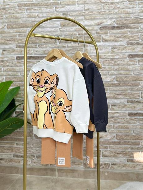 Simba Nala Baskılı Fitilli Taytlı Takım 