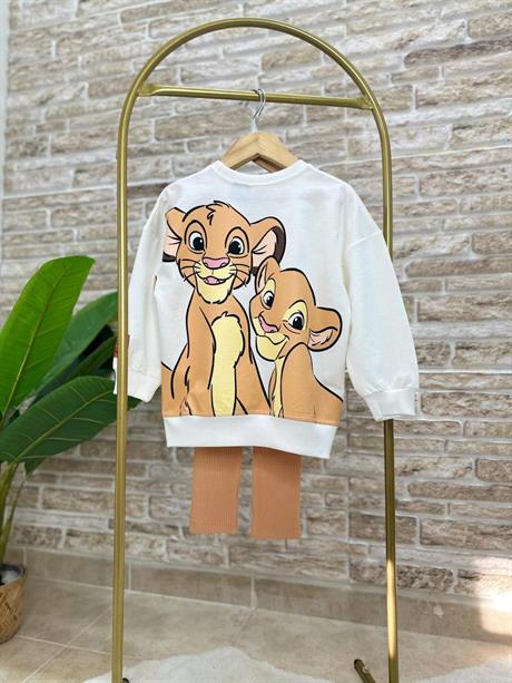 Simba Nala Baskılı Fitilli Taytlı Takım 
