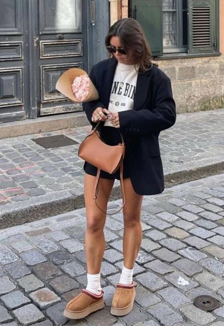Taba Kadın Ugg Bot Peluş Kısa Bot 