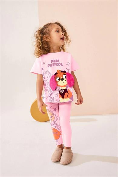  Paw Patrol Sallanan Kulak Detaylı Taytlı Takım