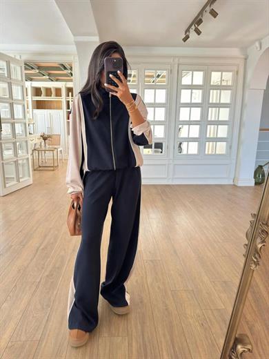 Lacivert Bej Biyeli Marka Model Modal Takım