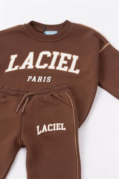 Unisex Çocuk 3 İplik Laciel Kahve Takım