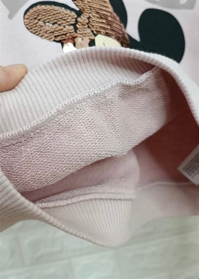 Yeni Sezon Orijinal Marka Pul Payet İşlemeli Minnie Mouse Takım