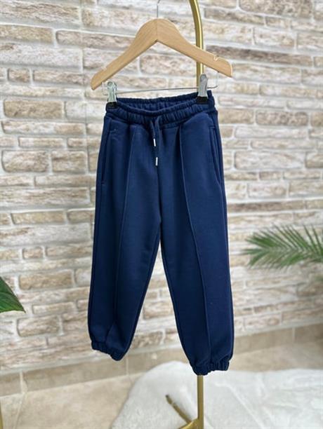 Unisex 3 İplik Lacivert Fermuar Detaylı  İkili Takımı