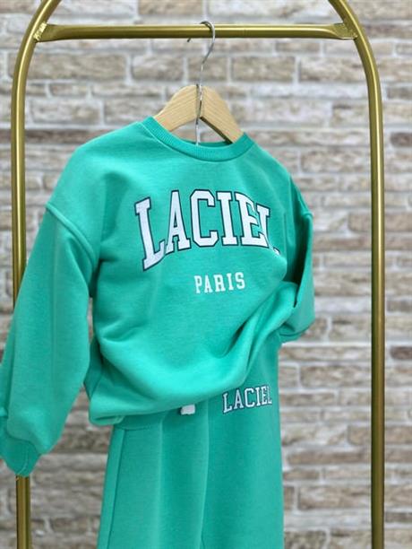 Unisex Çocuk 3 İplik Laciel Yeşil Takım