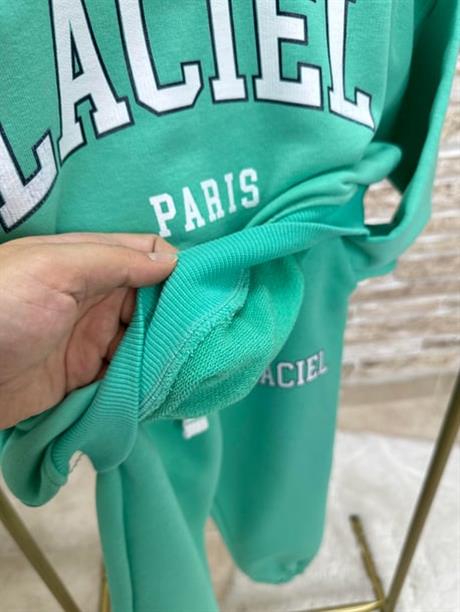 Unisex Çocuk 3 İplik Laciel Yeşil Takım