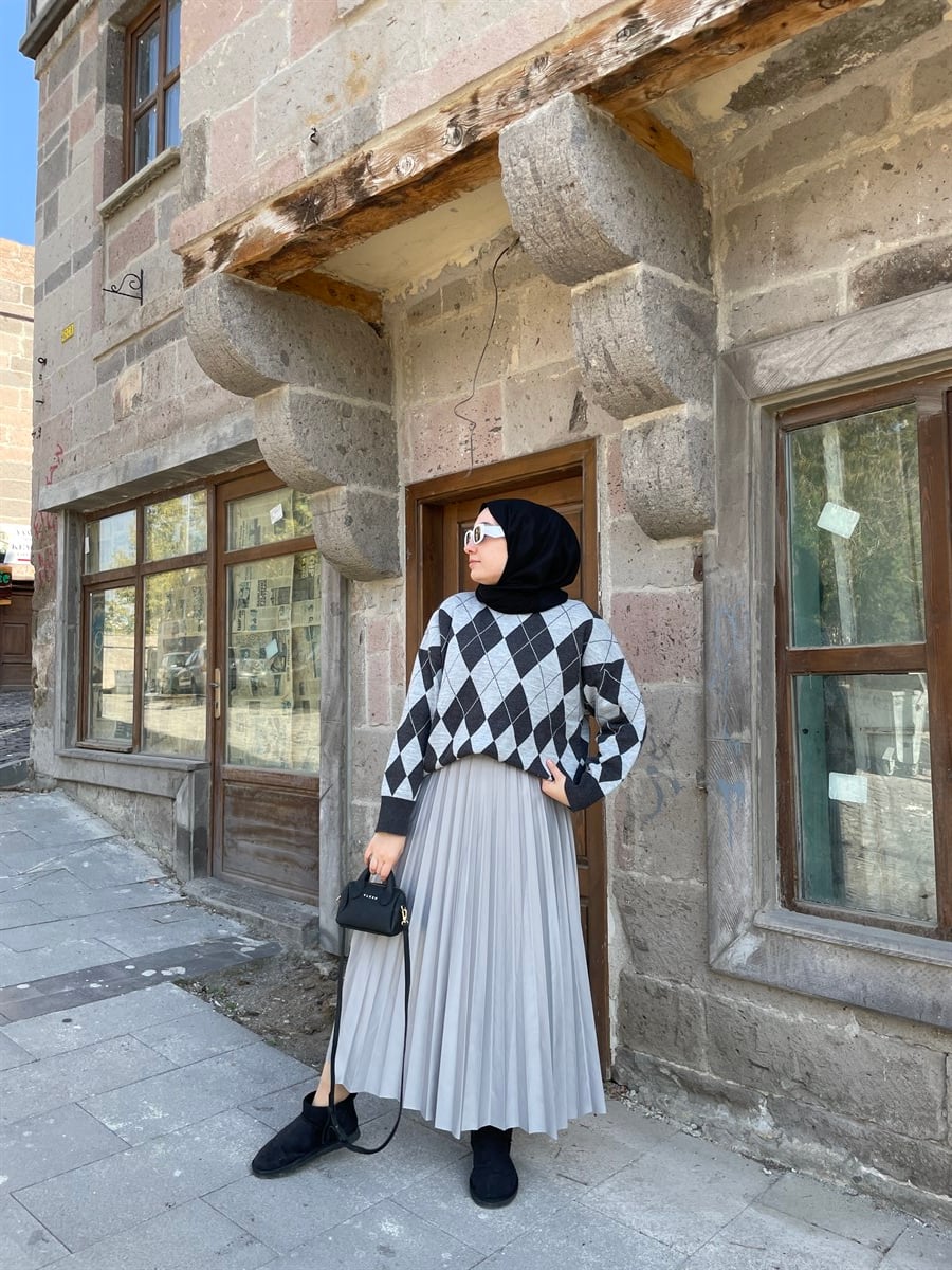 Baklava Desenli Kazak 