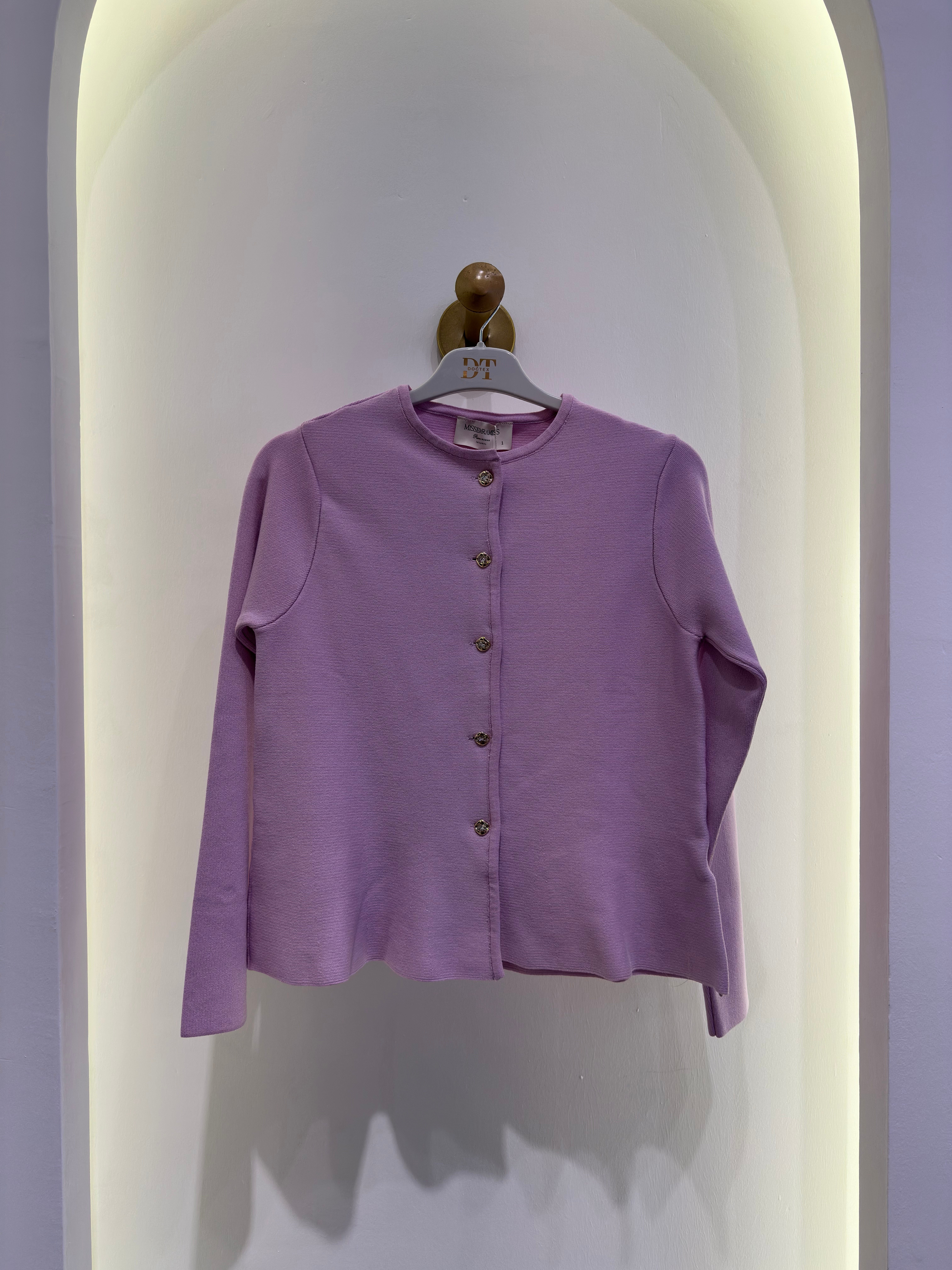 Missemramiss - Peplum Triko Hırka - Pembe