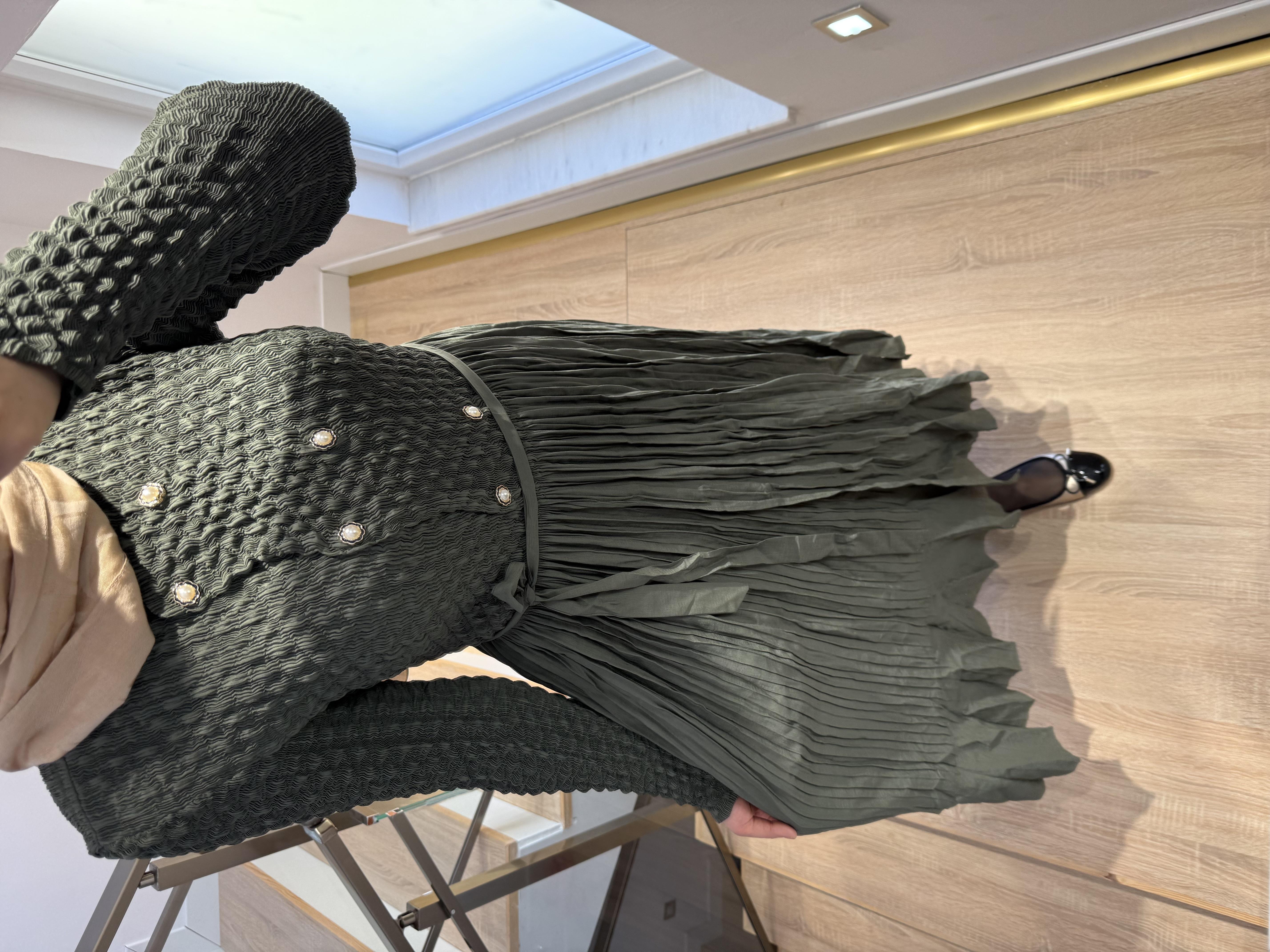 Bürüncük Elbise Haki