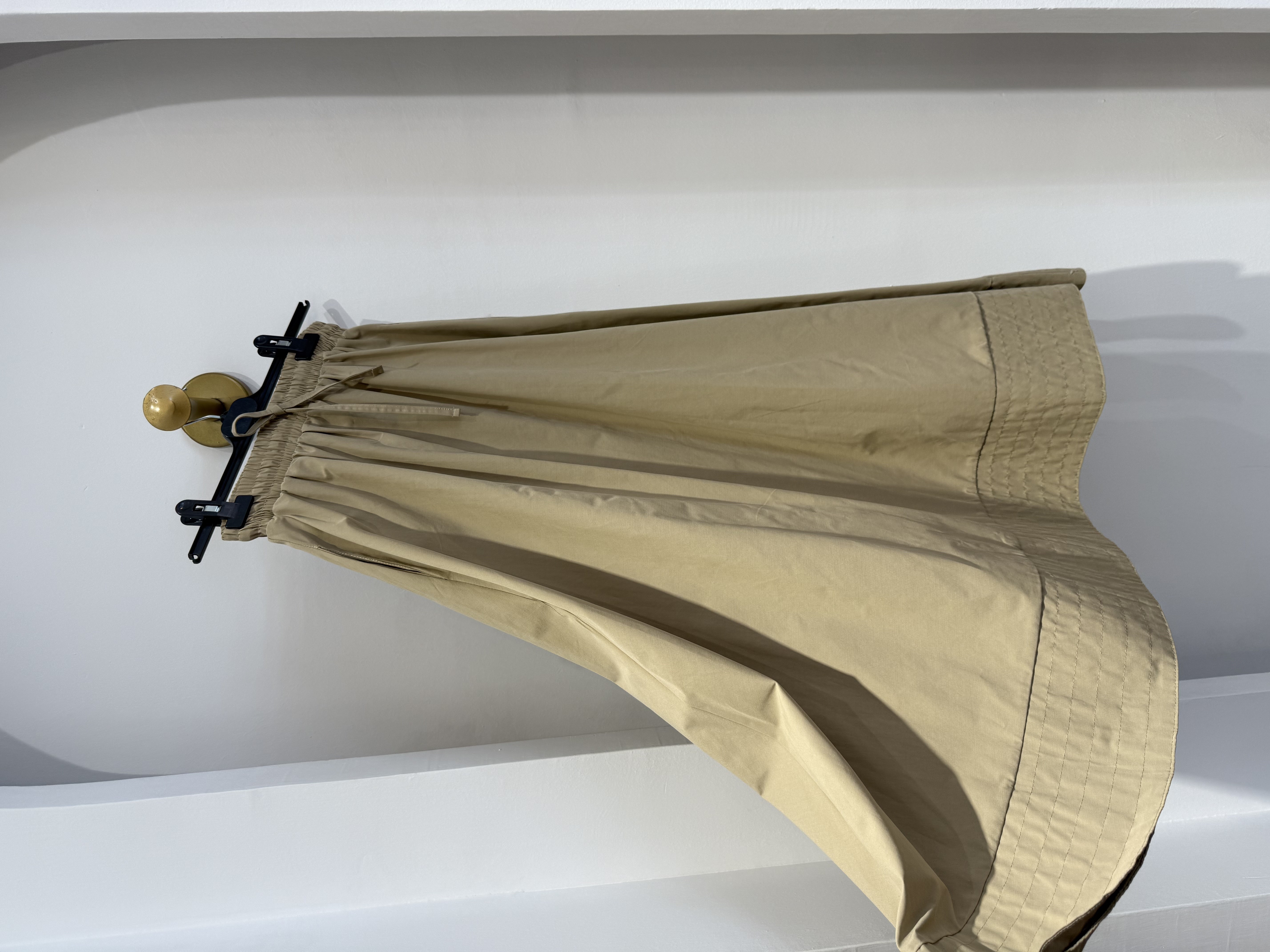Gabardin Etek Camel