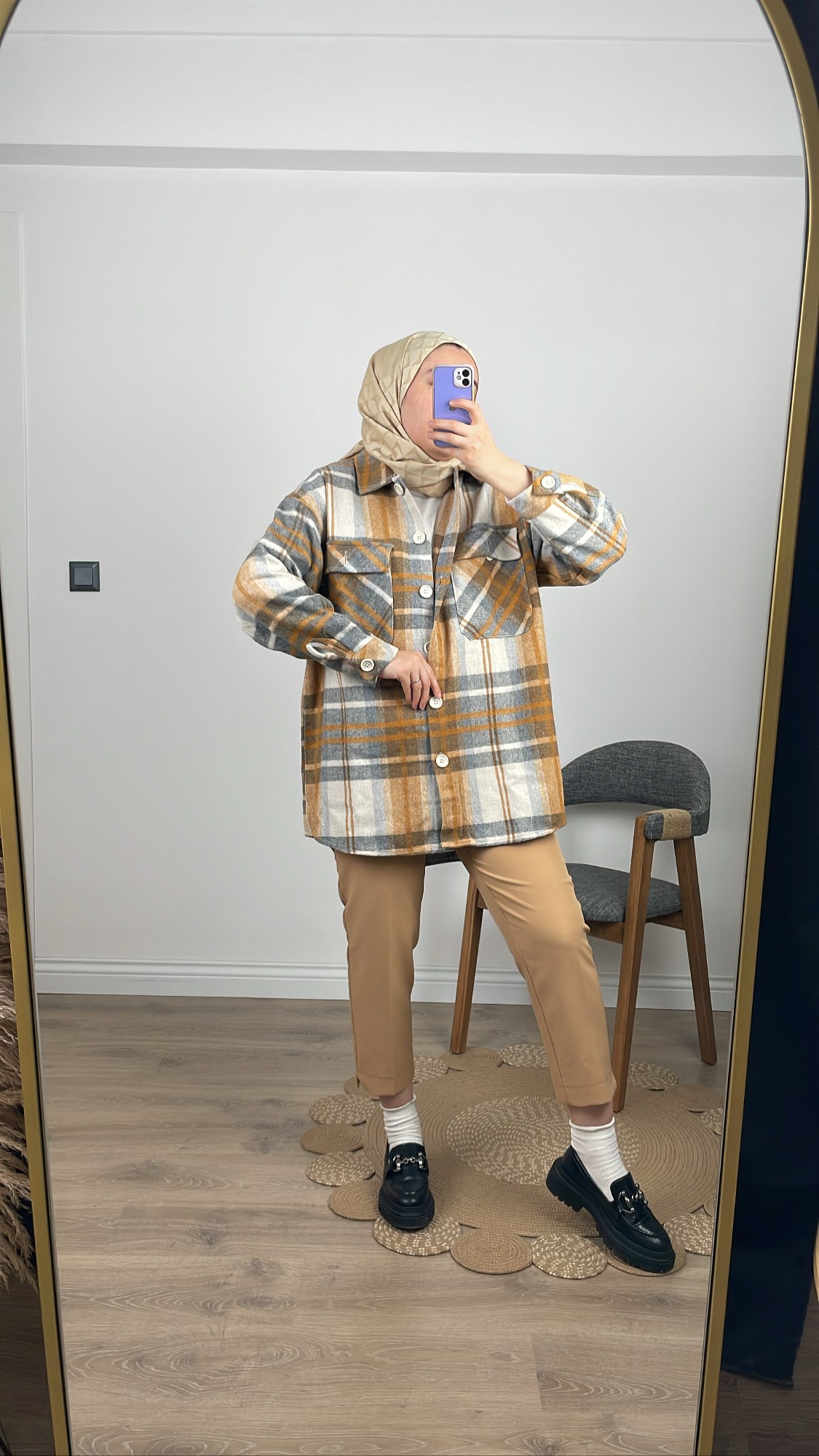 Hardal oduncu gömlek 