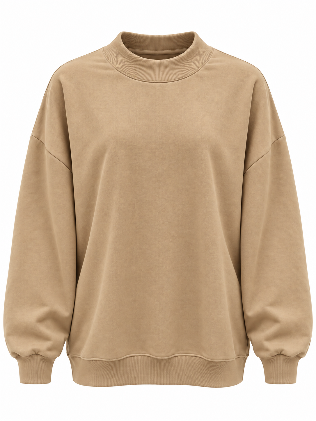 Oversize Sweatshirt Camel