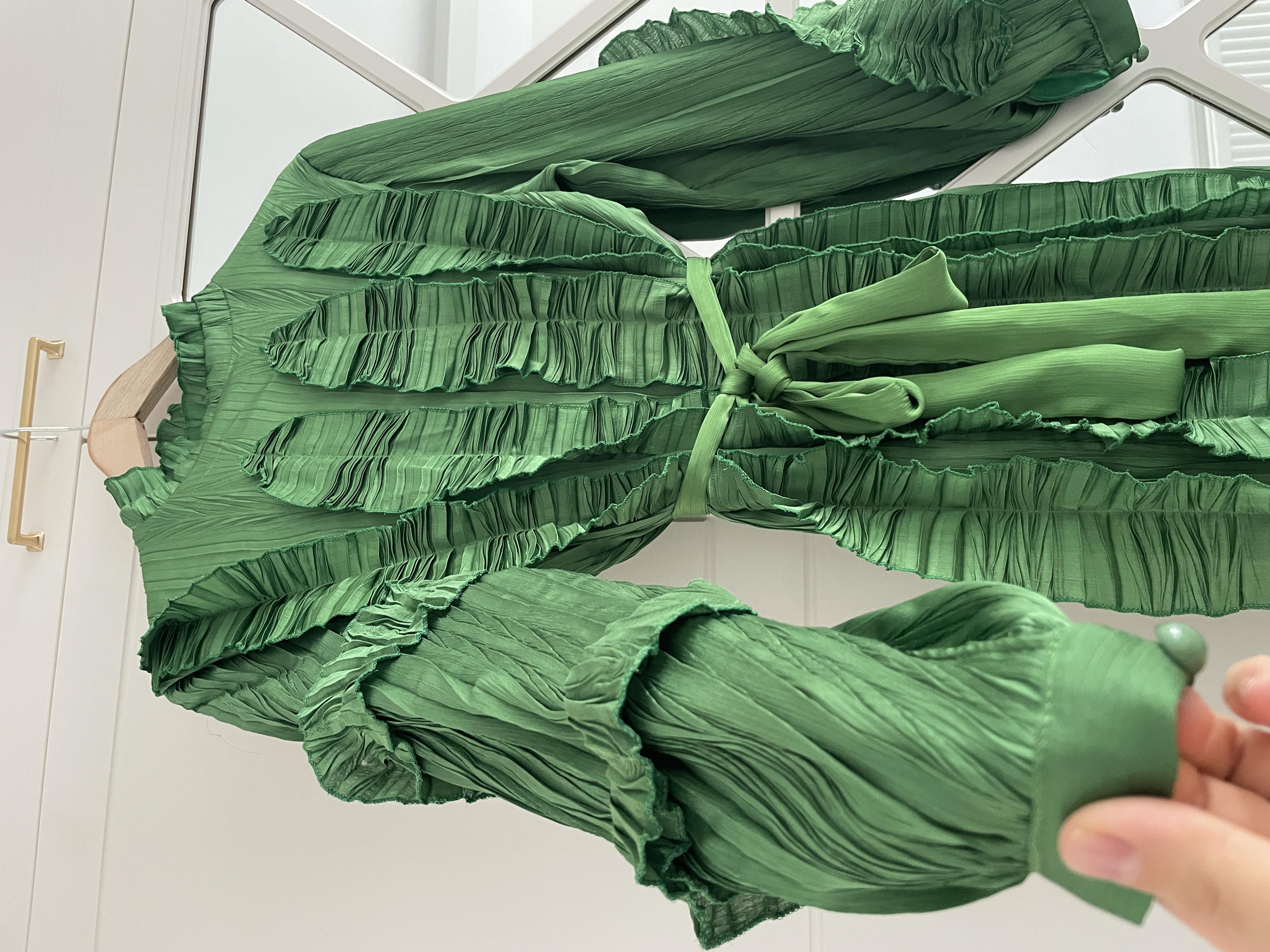 Private elbise yeşil