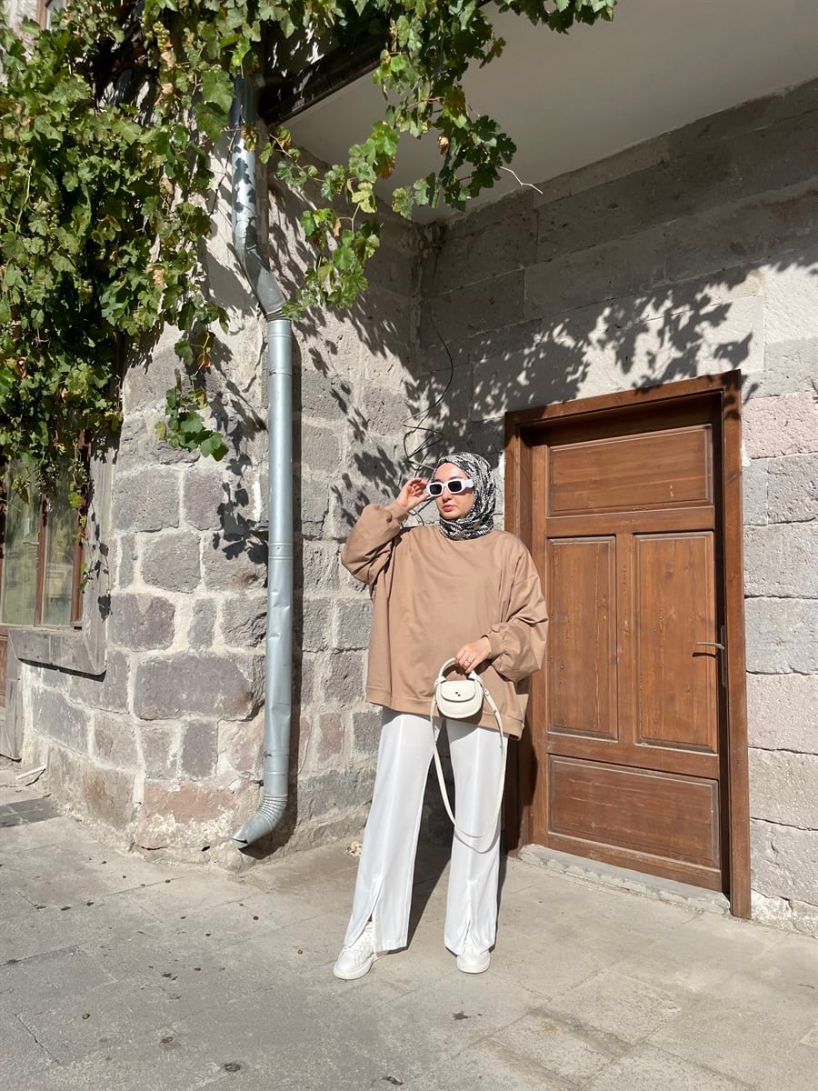 Selez Oversize Sweatshirt vizon 