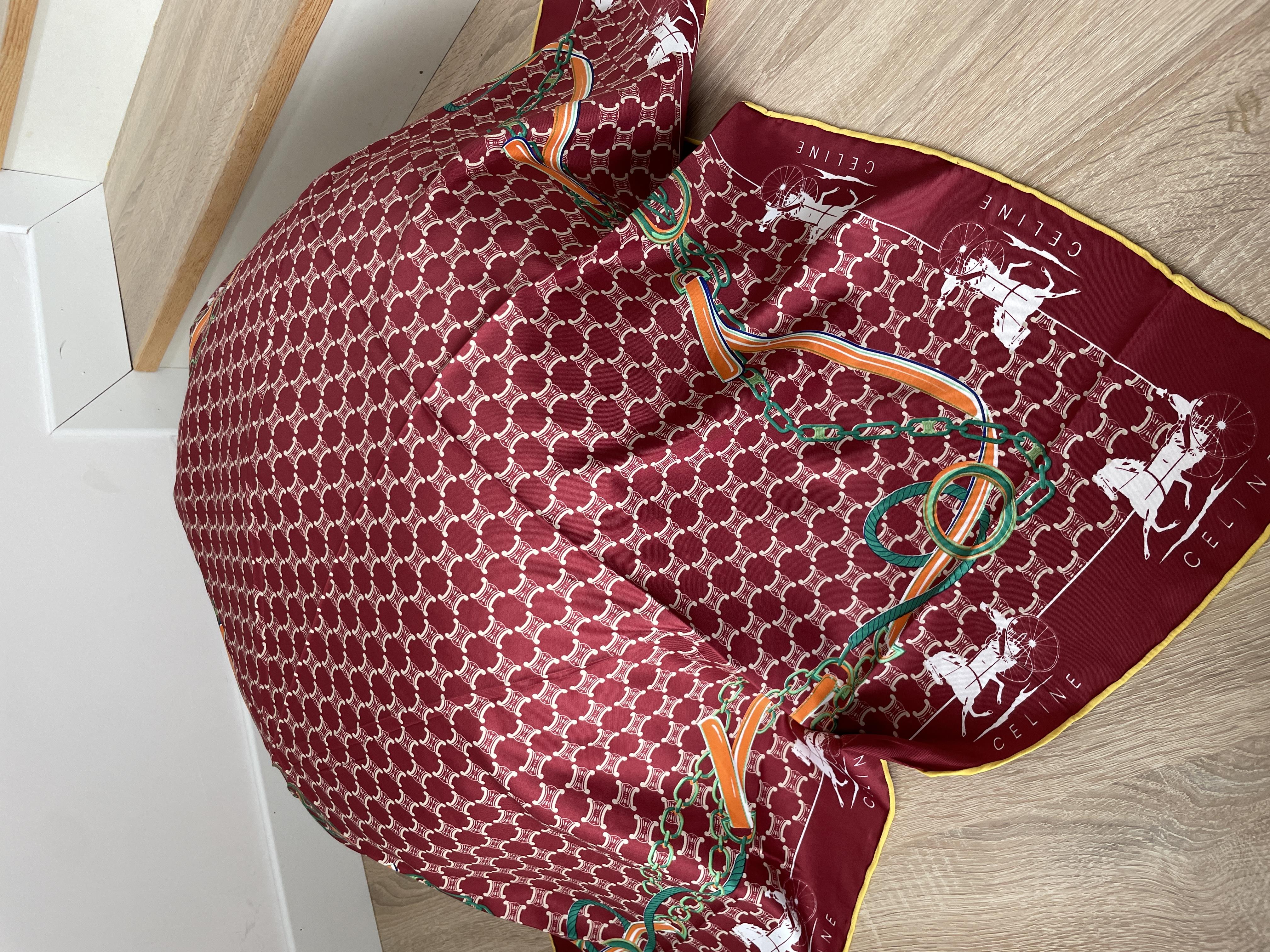 Twill eşarp kırmızı