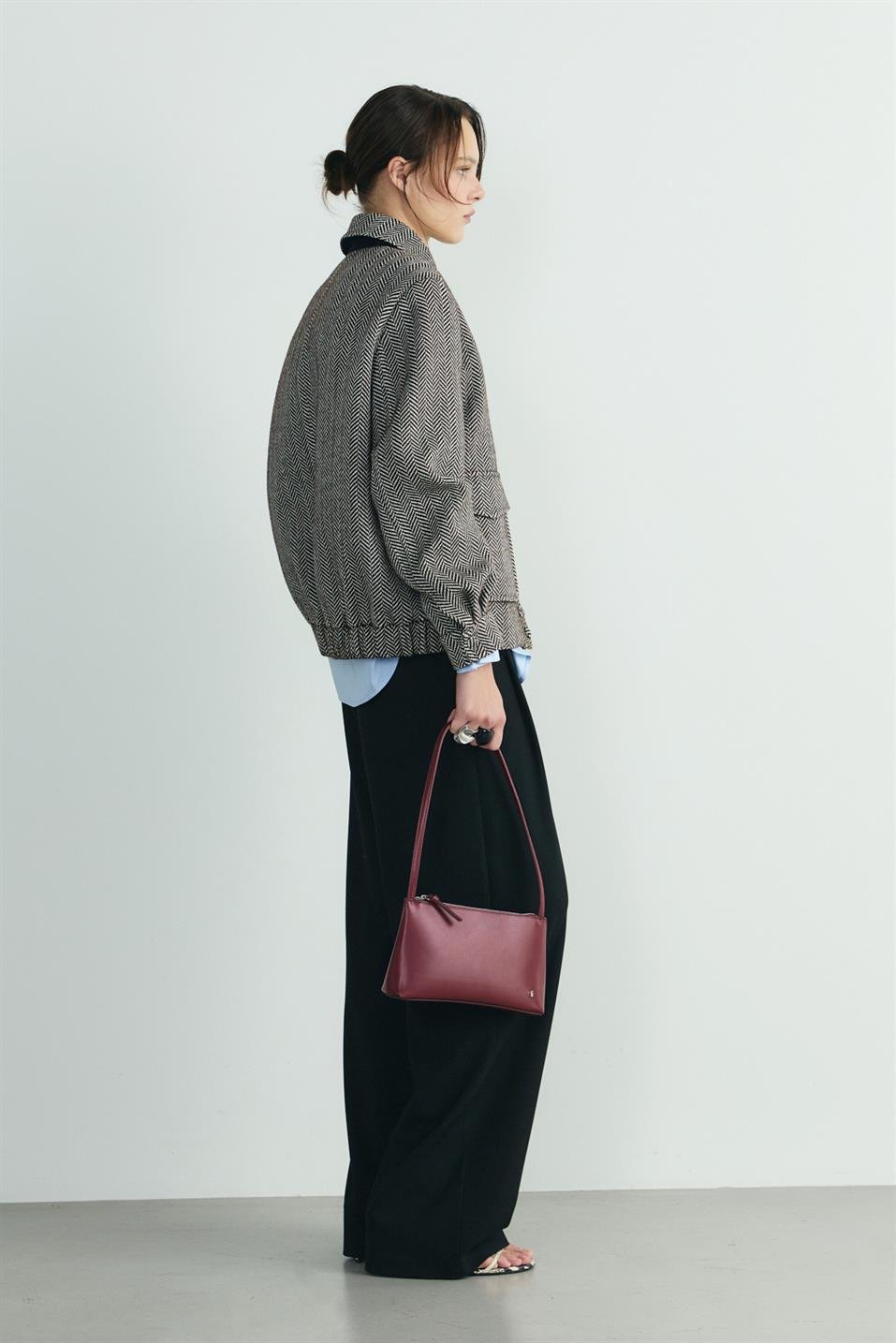 Acı Kahve Alder Kaşe Bomber Ceket