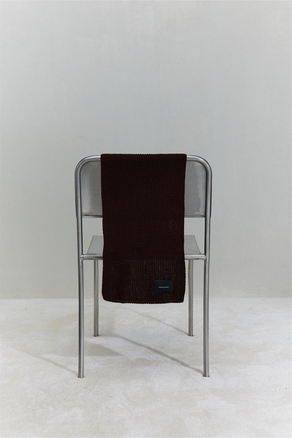 Plain Knitted Knitwear Scarf