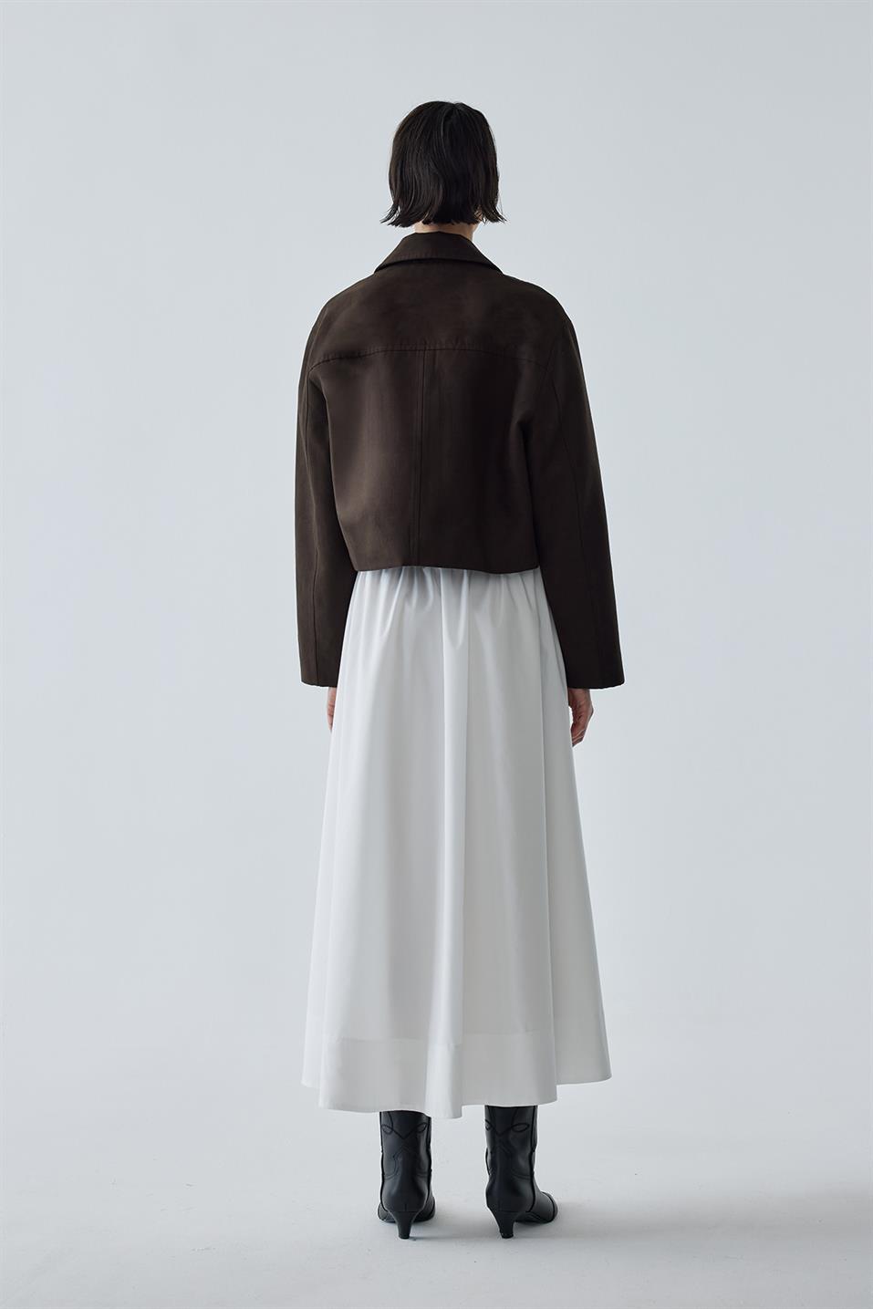 Acı Kahve Gabriel Süet Görünümlü Ceket