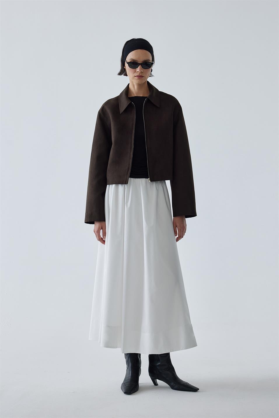 Acı Kahve Gabriel Süet Görünümlü Ceket