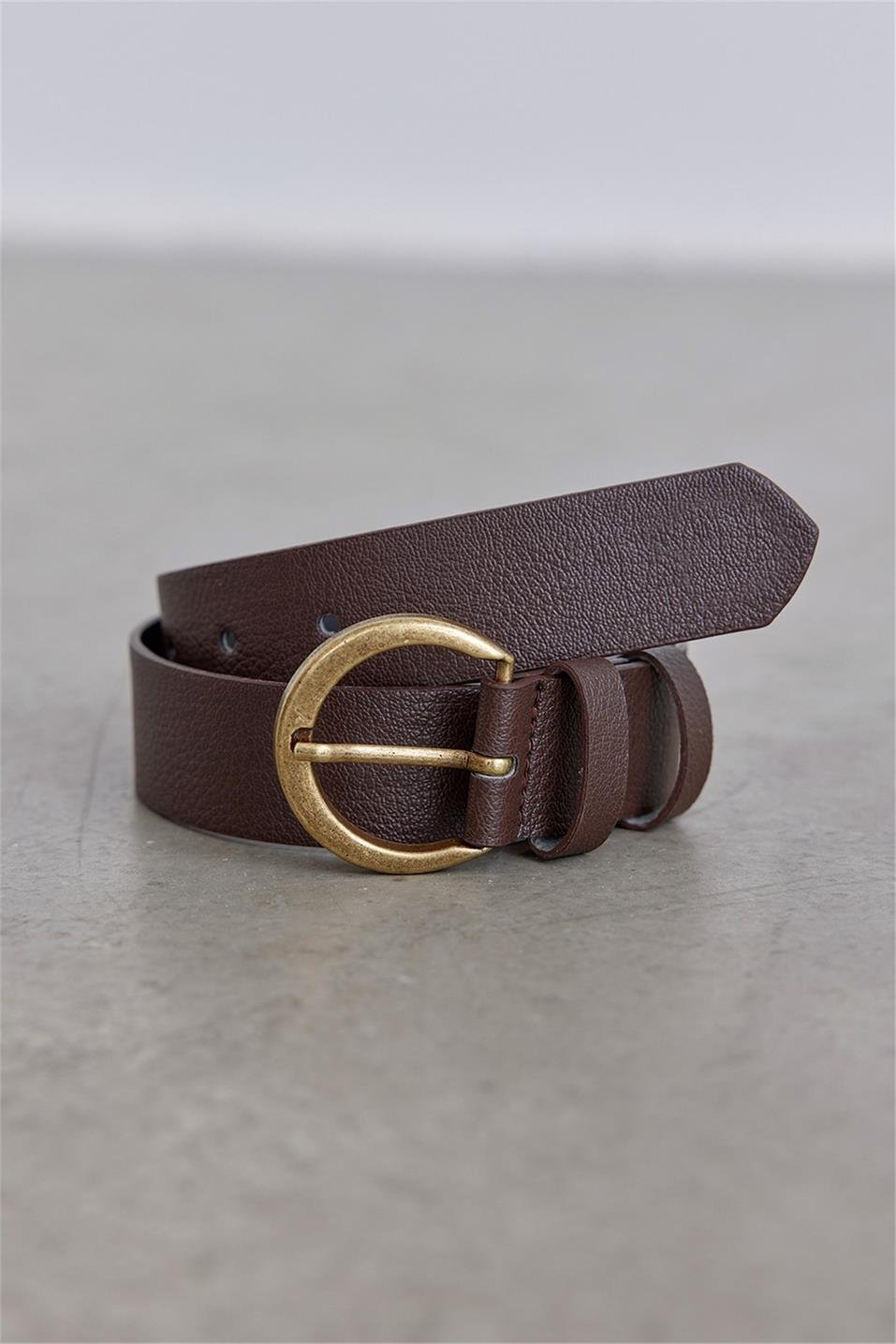 Gold Oxide Buckle Belt