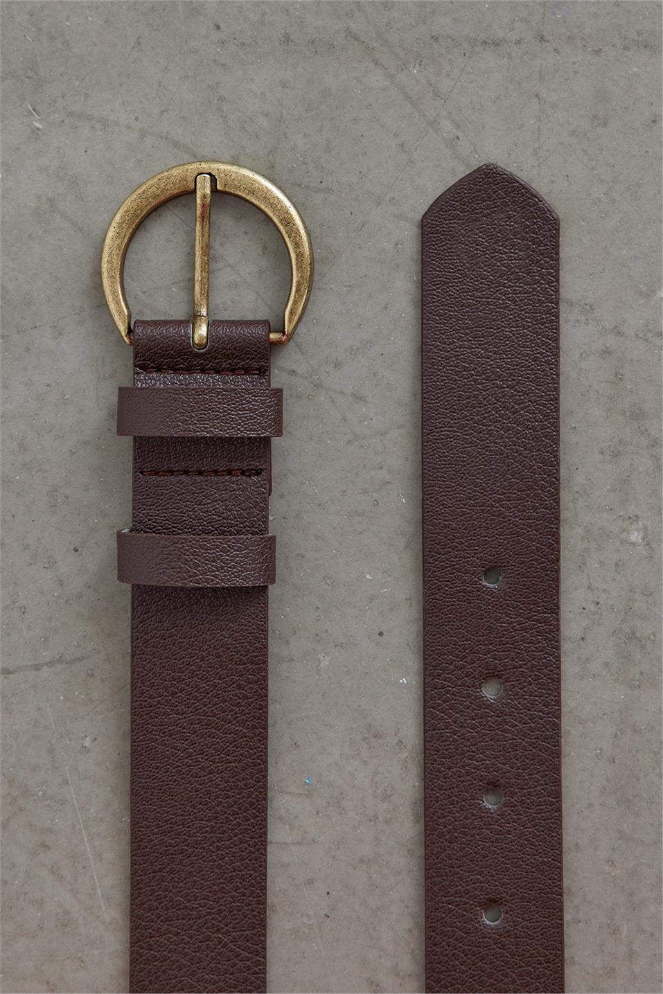 Gold Oxide Buckle Belt