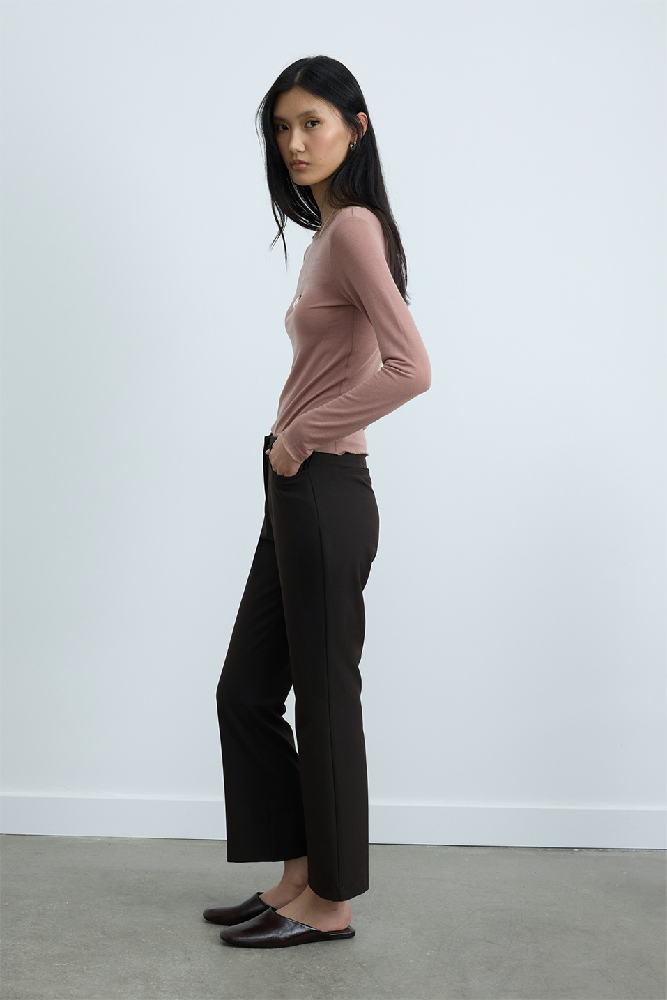 Acı Kahve Janet Flare Pantolon