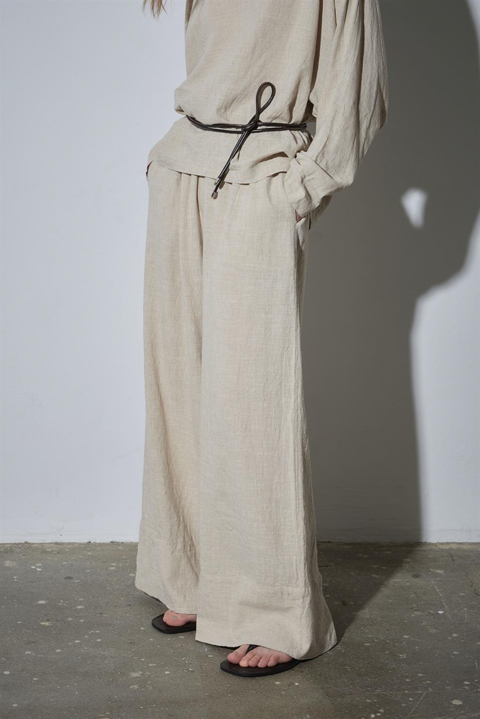 Lior Leather Cord Belt