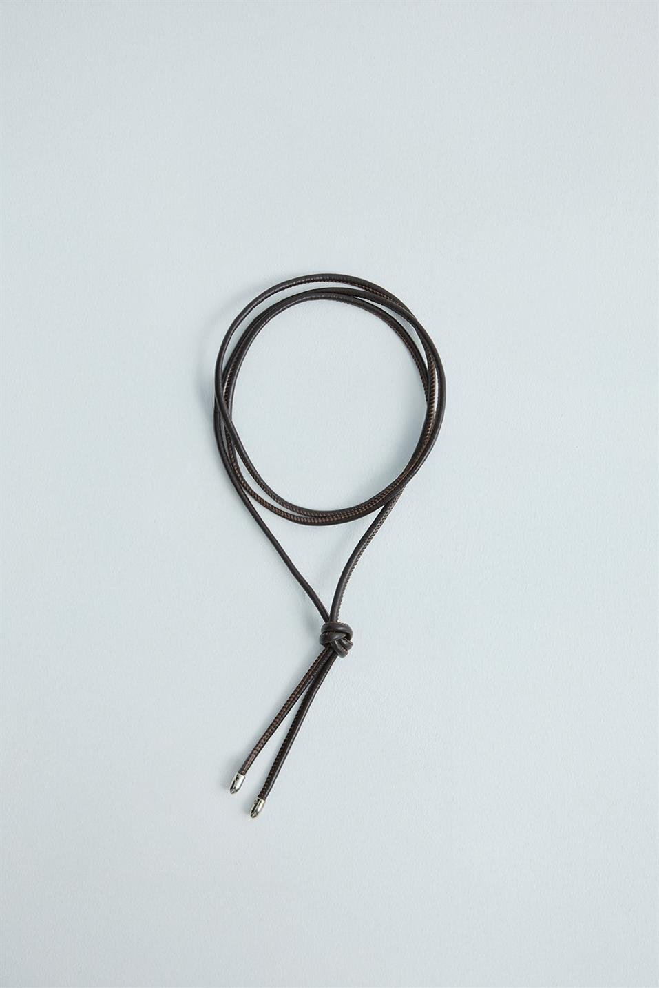 Lior Leather Cord Belt