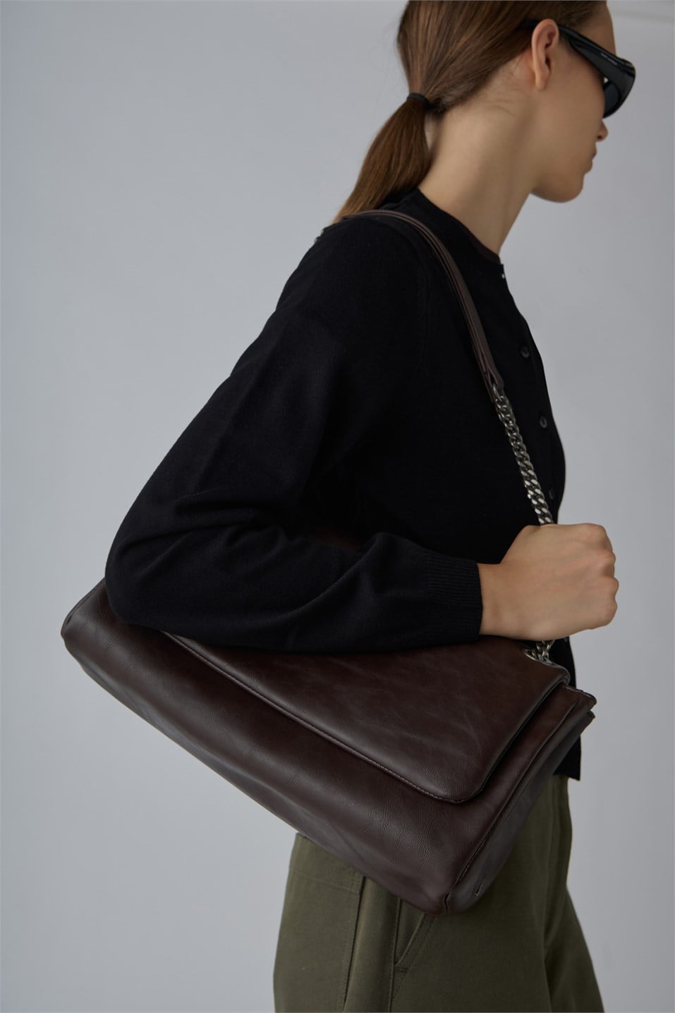 Milan Chain Leather Bag