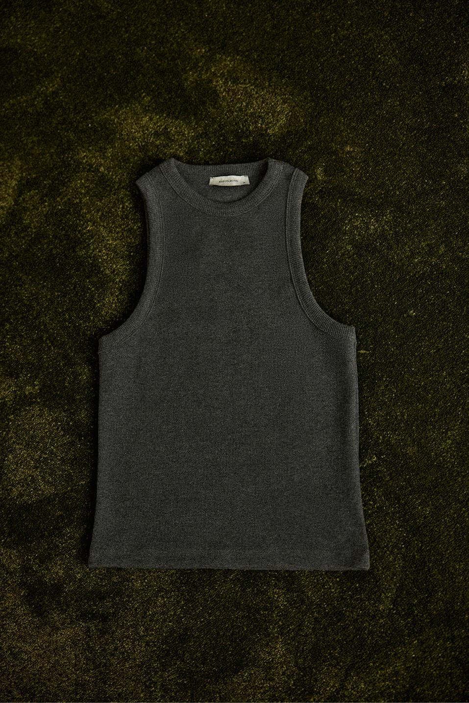 Antrasit Oli Fitilli Bisiklet Yaka Top