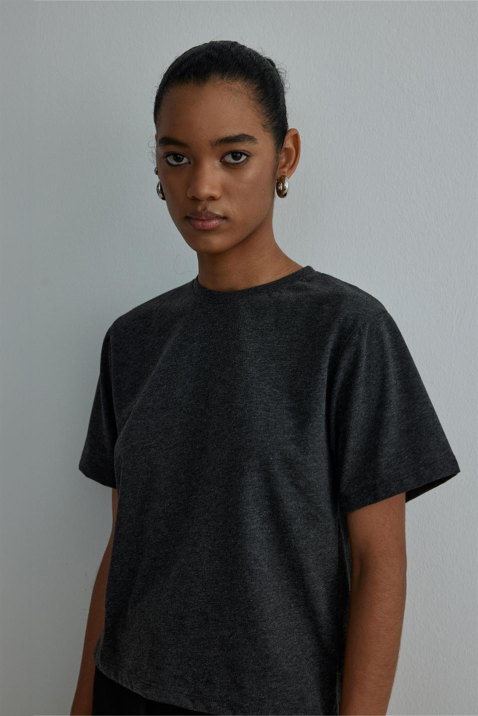Crew Neck Cotton T-Shirt
