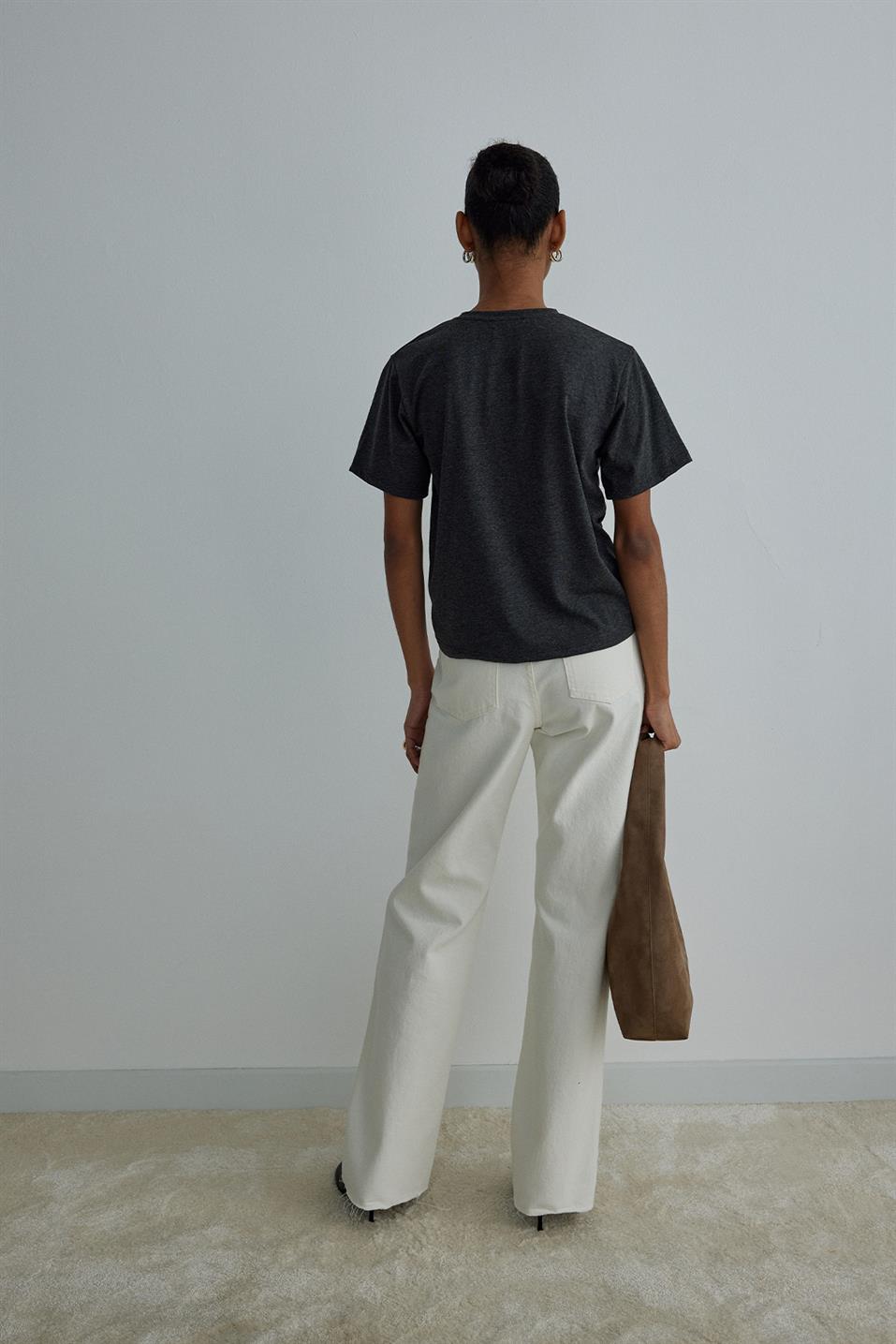 Crew Neck Cotton T-Shirt