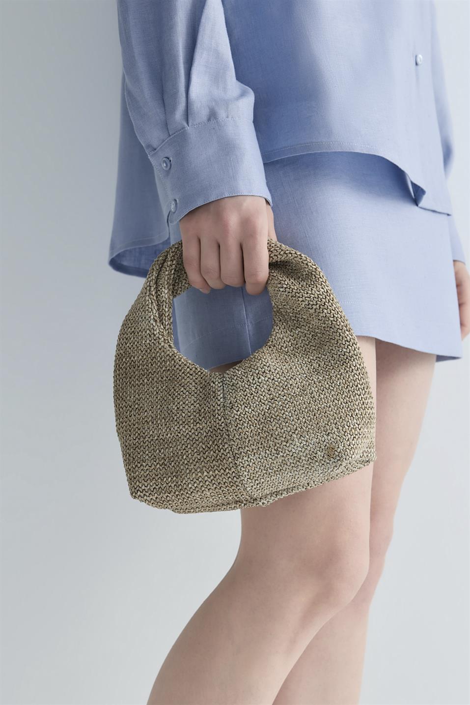 Roen Raffia Bag