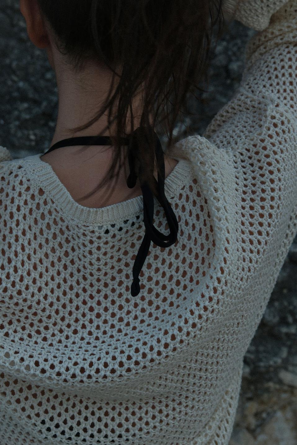 Net Knit Sweater