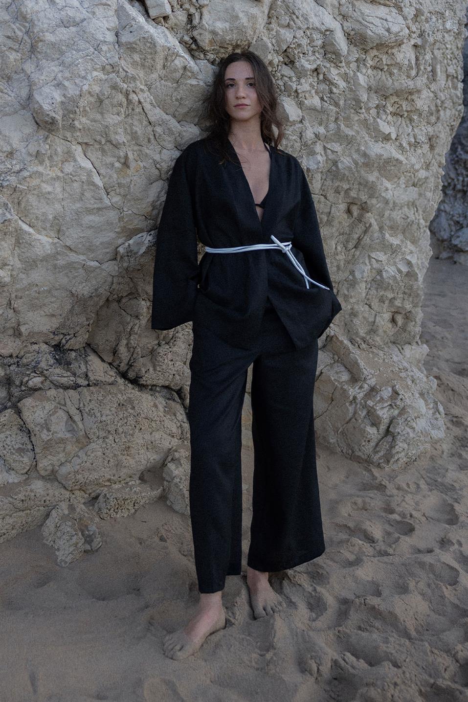 Lior Leather Cord Belt