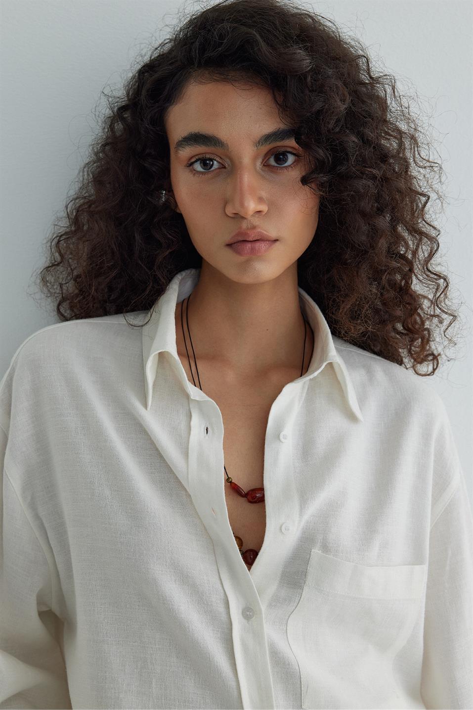 Mild Linen Basic Shirt