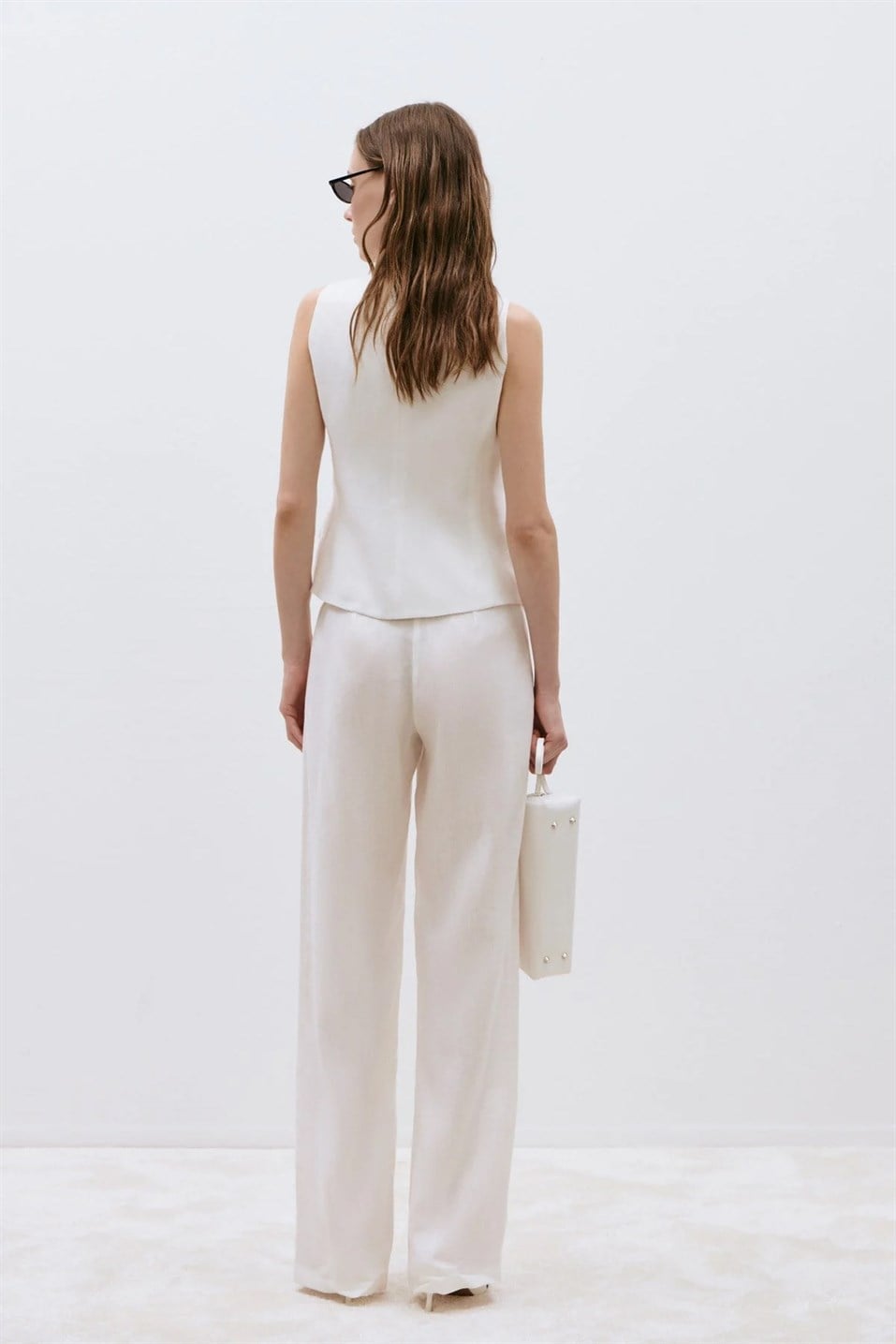 Nora 100% Linen Vest